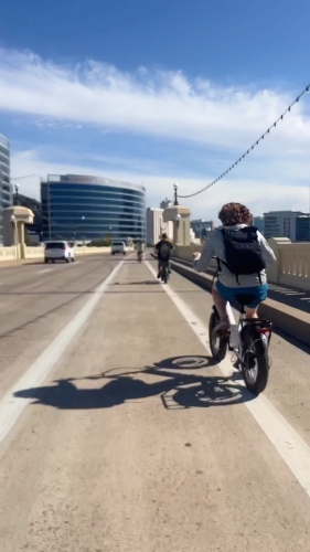@ridegotrax Quick coffee run in Tempe ️gotrax ebikes ebike elec